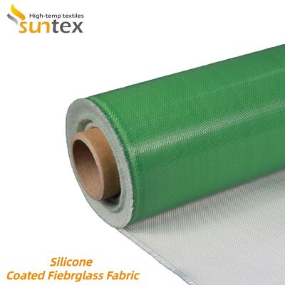 Fireproof Grey Silicone Coated Fiberglass Cloth