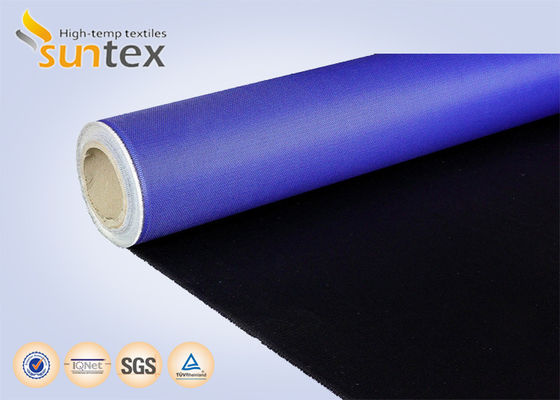 Flexible Duct Cloth Fabric | M0 0.41mm 460g PU Coated Fire Resistant Fiberglass
