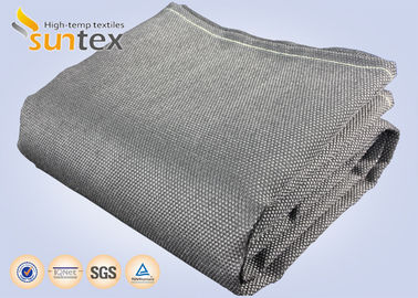 1200C Glasvezeldoek op hoge temperatuur voor isolatiedekking, het opvullen, het achterblijven, lassende deken, brandgordijn