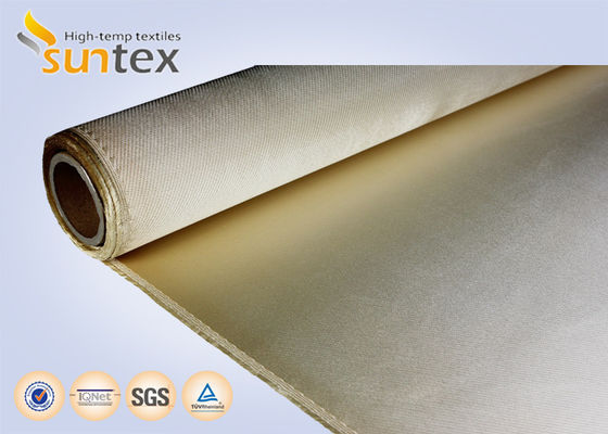 High Temperature Resistance Alkali Free 600gsm Silica Coated Fiberglass Fabric for Expansion Joints