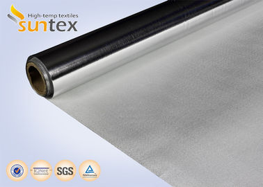 Vuurvaste 140C-Doek 0.2mm van de Aluminiumfolieglasvezel voor de Deken van de Lassenbrand
