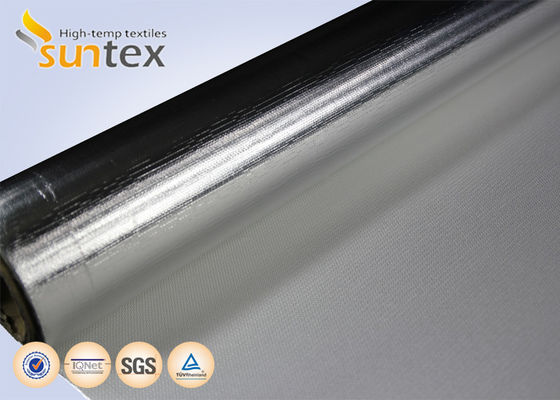 Aluminum Backing Thermal Sheath – 10 Micron Heat Shield Film Fiberglass Insulation