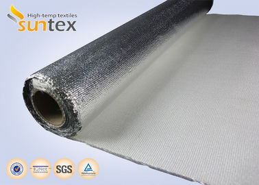 Niet Brandbare Doek 1.3mm het Gelamineerde Schild 150C van de Aluminiumfolieglasvezel van de Hitteisolatie