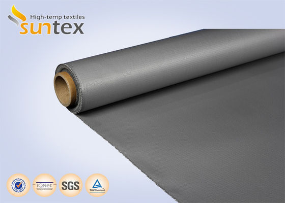 Fireproof Heat Resistant Silicone Coated Fiberglass Fabric High Silica Fiberglass Cloth 850g/m2
