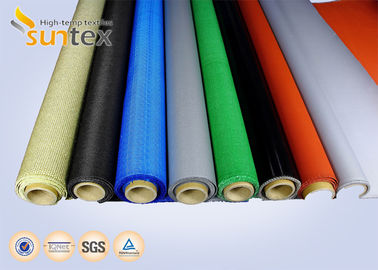 0.9mm Dikte 1000°F/550°C Warmte-isolatie Silicone gecoate glasvezelstof