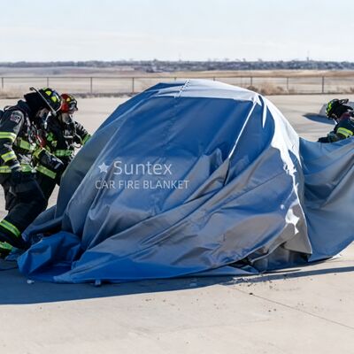 Compacte brandbedekking voor auto's voor noodgevallen met warmtebestandheid bij 550°C/1000°C en zuurstoftekort voor brandbestrijding