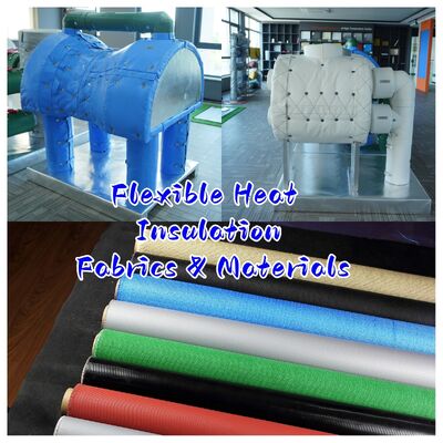 EN-13501 Gecertificeerde brandgordijnstof met temperatuurbestendigheid bij 550°C en een dikte van 0,6 mm voor brand- en rookbescherming