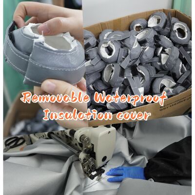 EN-13501 Gecertificeerde brandgordijnstof met temperatuurbestendigheid bij 550°C en een dikte van 0,6 mm voor brand- en rookbescherming