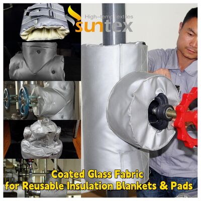 1000°C Hittebestendige Glasvezeldoek Thermische Isolatie Stof met Water- en Oliebestendigheid in Aanpasbare Maten