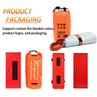 Vlamvertragende EV Auto Branddeken met 550°C/1000°C Thermische Weerstand en Zuurstofontneming voor Brandveiligheid