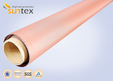 PU Coating Fire 7628 Fiberglass Fabric 6.5 OZ For Heat Resistant Curtains