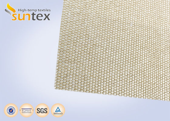 Durable High Temperature Fiberglass Cloth Vermiculite Coated Fabric Resistant To Abrasion Welding Spatter And Metal Splash For Fire Barrier
