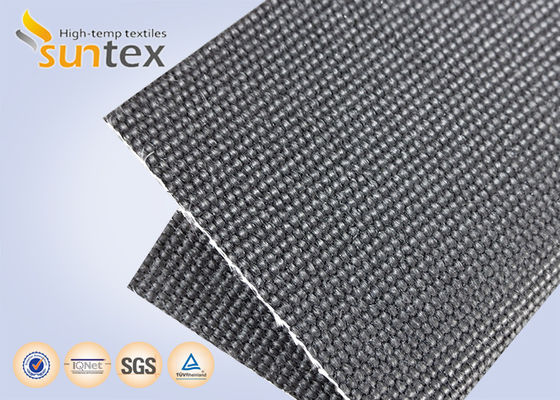 High Silica Fire Smoke Curtain Stof met 880°C Temperatuurweerstand en Polyurethaan Gecoate Glasvezel Materiaal