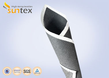 High Temperature Resistant Graphite Coated Glass Cloth Abrasion Resistant Cloth For Welding Curtains & Covers