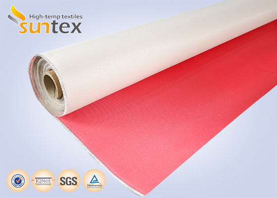 M0 Welding Fire Blanket Stof 0,41mm 460g, PU-gecoat warmtebestendige glasvezel voor gebruik in leidingen