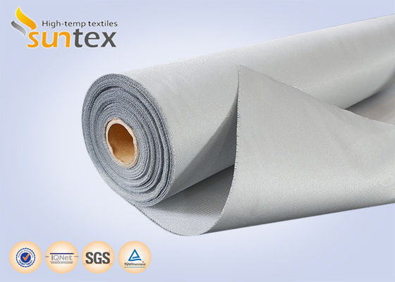 High Strength Fire Resistant Waterproof PU Fiberglass Cloth for multiple thermal protection uses