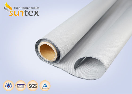 M0 Brandwerende Rookschermstof, 0,43 mm Polyurethaan Gecoat Glasvezel voor Warmte-isolatie