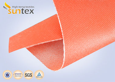 van de het Glasstof van 590 g/sqm de Silicone Met een laag bedekte Stof van de de Brandbarrière voor Hittebestendige Isolatie
