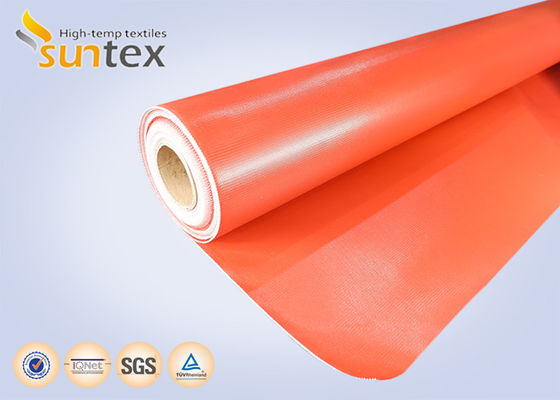 High Temperature Resistance Fire Retardant Alkali Free Silicone Coated Fiberglass Fabric for Welding Blankets