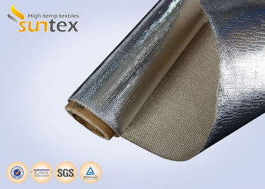Van de de Stoffenglasvezel van de 18 Micronaluminiumfolie Met een laag bedekte Hitte Weerspiegelende de Isolatiedekking