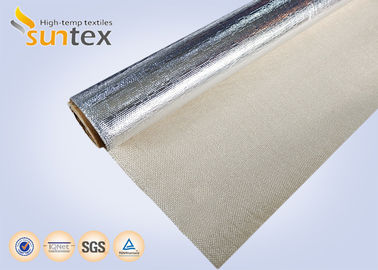Stoffen de op hoge temperatuur van de Aluminiumfolieglasvezel voor Lassen/Brandbeveiliging en Thermische Isolatiematerialen