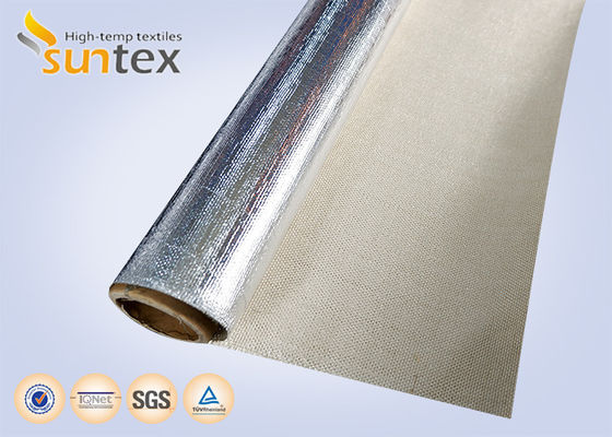 Brandwerend & Waterdicht Glasvezeldoek: 1,7 mm Aluminiumfolie Gecoat Hittebestendig Schild
