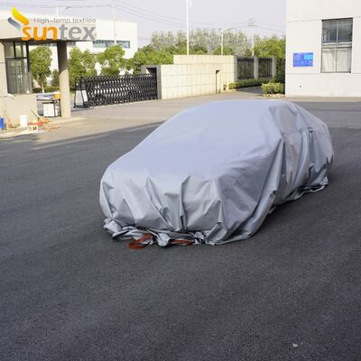 Grijze kleur 550°C/1000°C warmtebestendige branddek met zuurstoftekort voor brandveiligheid van EV-auto's