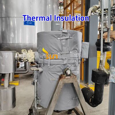 Brandwerende water- en oliebestendige thermische isolatiestof, aanpasbare maten voor verwijderbare hoezen en jassen