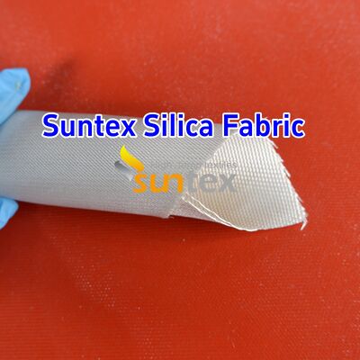 1700℃ Hoge Zuiverheid Silica Doek 96% SiO2 Vlamvertragende Industriële Thermische Isolatie Doek Suntex Fabriekslevering