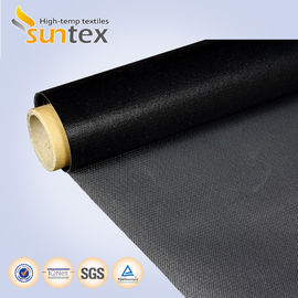 De Zwarte Brand van de hittevertrager - vertragersstof Met een laag bedekte Glassfiber/Ptfe-Glasvezeldoek