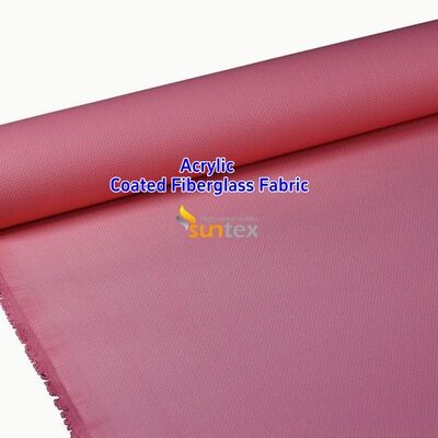 High Temperature 550 Degree C Fire Resistant Fiberglass Fabric with Acrylic Coating for Welding Blankets - Easy to Sew and Cut