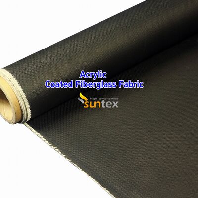 High Temperature 550 Degree C Acrylic Coated Fiberglass Fabric for Welding Blankets Easy to Sew and Cut