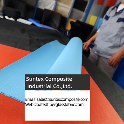 Fire Prevention High Temperature Resistant Corrosion Resistant Silicone Coated Industrial Fiberglass Fabric