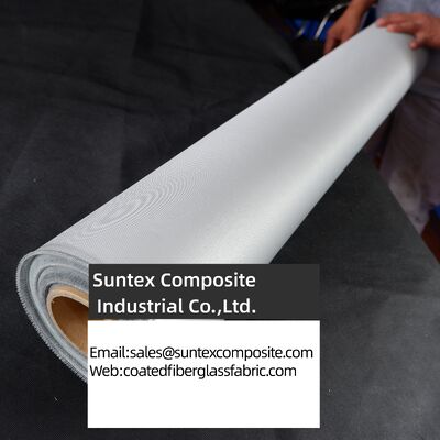 Brandwerend Hoogtemperatuurweerstand 4H Satin Weave Silicone Coated Glasvezel Stof