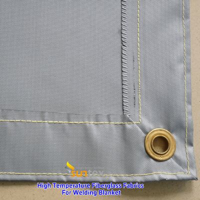 Hittebestendige tot 550°C 100% glasvezel lassen deken met acryl bekleed oppervlak voor brandbeveiliging