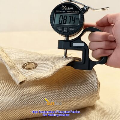 550°C Heat Resistant Acrylic Coated Fiberglass Welding Blanket Fire Blanket with Customizable Size