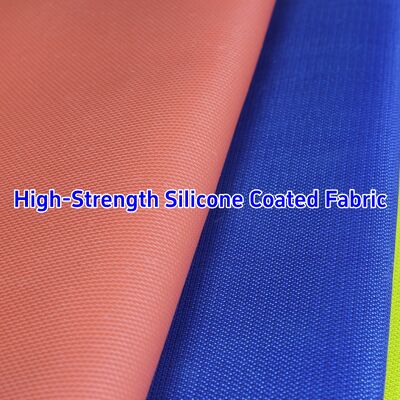 590 g/sqm 0.45 mm Thickness Silicone Coated Fiberglass Fabric With -50℃ to 550℃ Standing Temperature