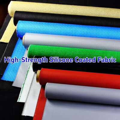 430gsm Double Side Coated Silicone Fiberglass Braided Cloth with Fire Resistance for Thermal Insulation