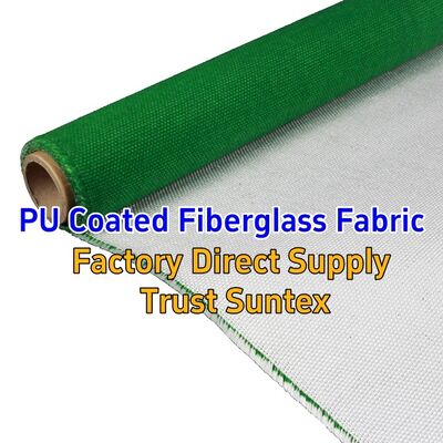 Industrieel 460 g/m2 0,41 mm Vlamvertrager M0 Gecertificeerd PU-gecoat glasvezelstof