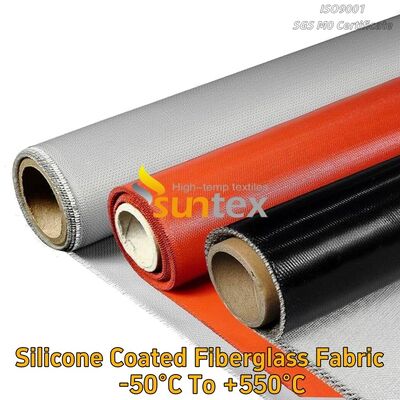 Bestverkopende glasvezelstof voor de bouw Silicone gecoate glasvezelstof