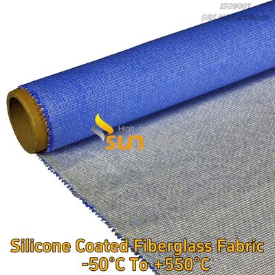 Hoogtemperatuur siliconen rubber bedekte glasvezelplaat/stof/kledingstuk