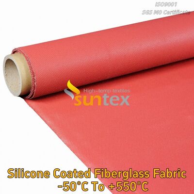 Heat Resistant E-Glass Fireproof Wholesale Double/Side Silicone Coated Fiberglass Cloth Fabric