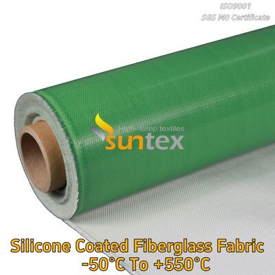 Heat Resistant E-Glass Fireproof Wholesale Double/Side Silicone Coated Fiberglass Cloth Fabric