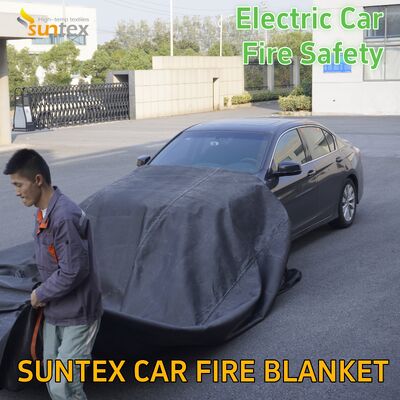 Electric Vehicle Fire Blanket Welding protection Silicone Fiberglass Cloth