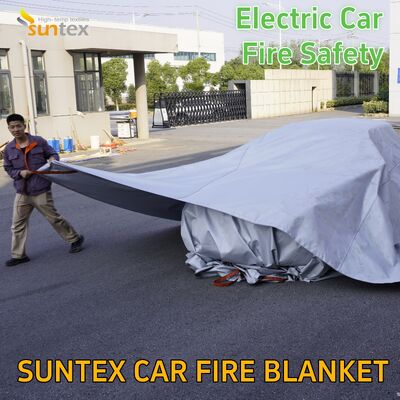 Cross Border Car Fire Blanket Portable High Temperature Resistant and Flame-retardant Fiberglass