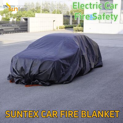 Electric Vehicle Fire Blanket Welding protection Silicone Fiberglass Cloth