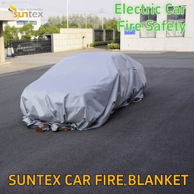 Grote siliconen gecoate branddek brandbestendige glasvezel auto branddek