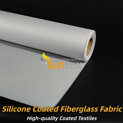 Fire Retardant Double Sided Silicone Coated Fiberglass Fabric for Heat Insulation Applications
