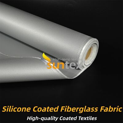 Brandvertragend glasvezelweefsel met siliconencoating, temperatuurbestendigheid -50 °C tot 500 °C en alkalivrije eigenschappen