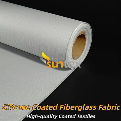 Fire Retardant Double Sided Silicone Coated Fiberglass Fabric for Heat Insulation Applications